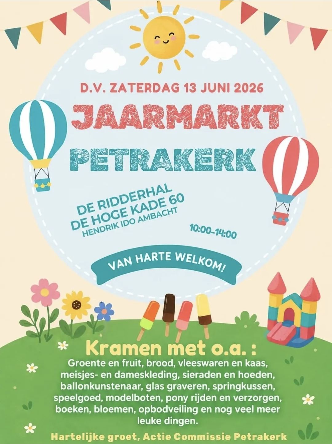 Afbeelding bij Actie Jaarmarkt Petrakerk