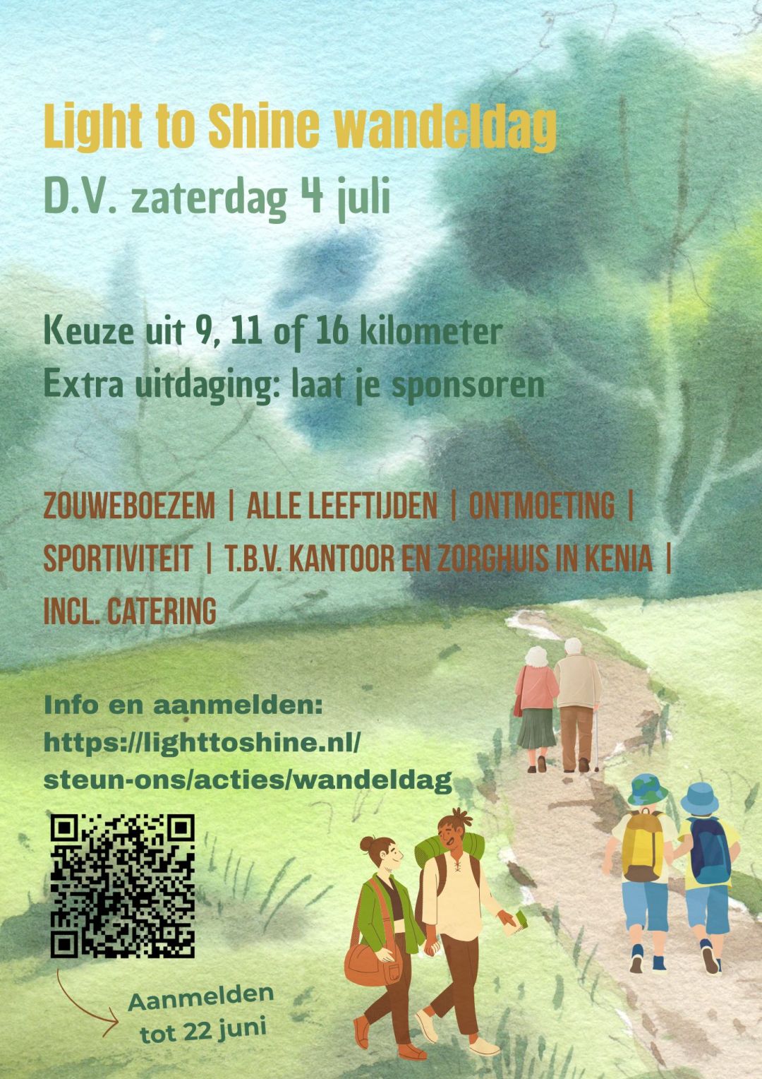 Afbeelding bij Wandeldag Light to Shine
