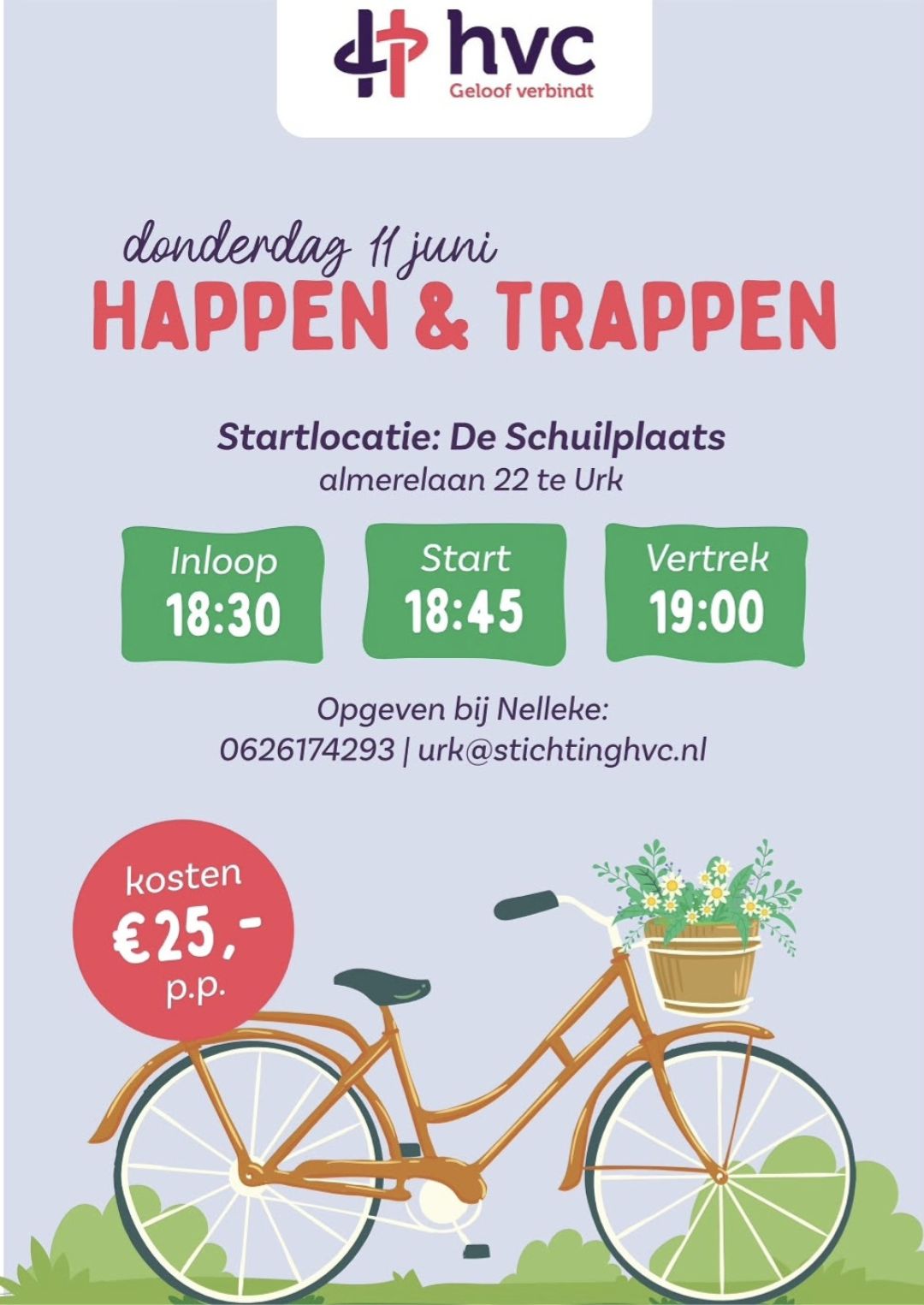 Afbeelding bij Happen en Trappen voor HVC