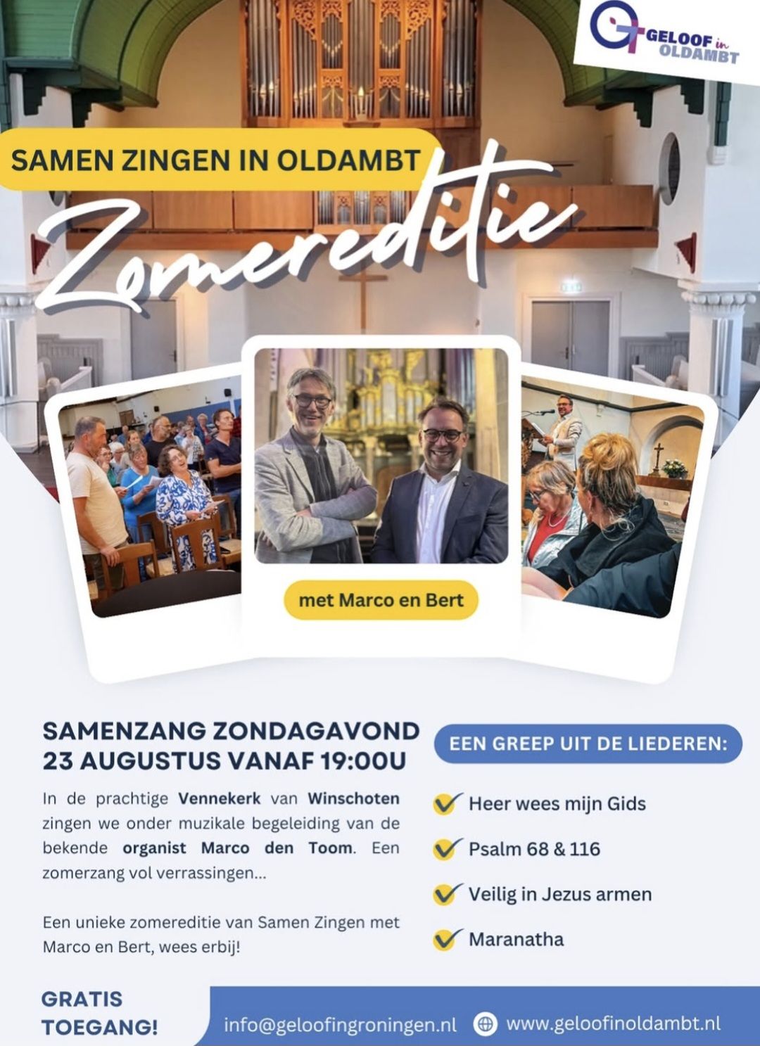 Afbeelding bij ZOMER EDITIE 'Samen Zingen'